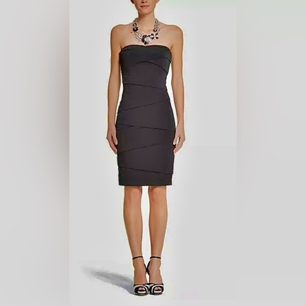 White House Black Market. Cocktail dress. Strapless/removable straps